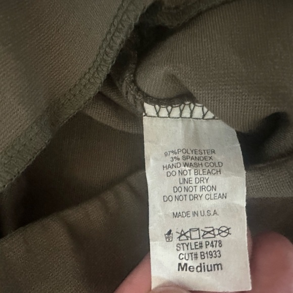 Brand New Naked Wadrobe Olive Green Medium pants - Picture 2 of 3